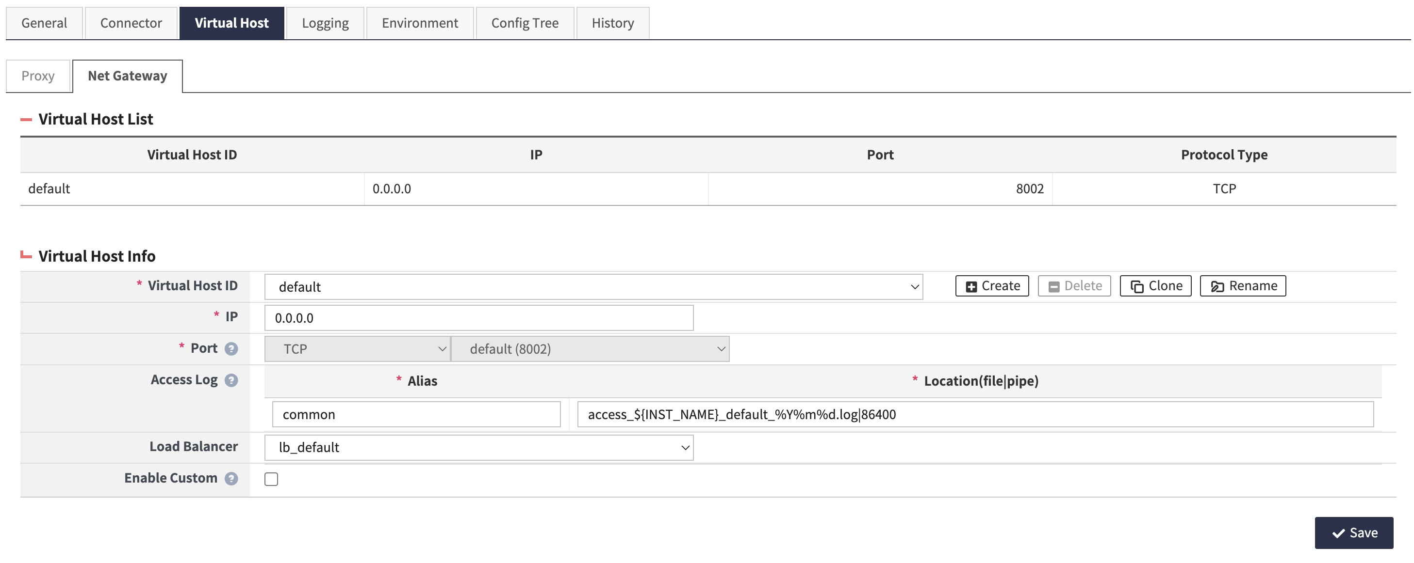 server 5 web server stream vhost